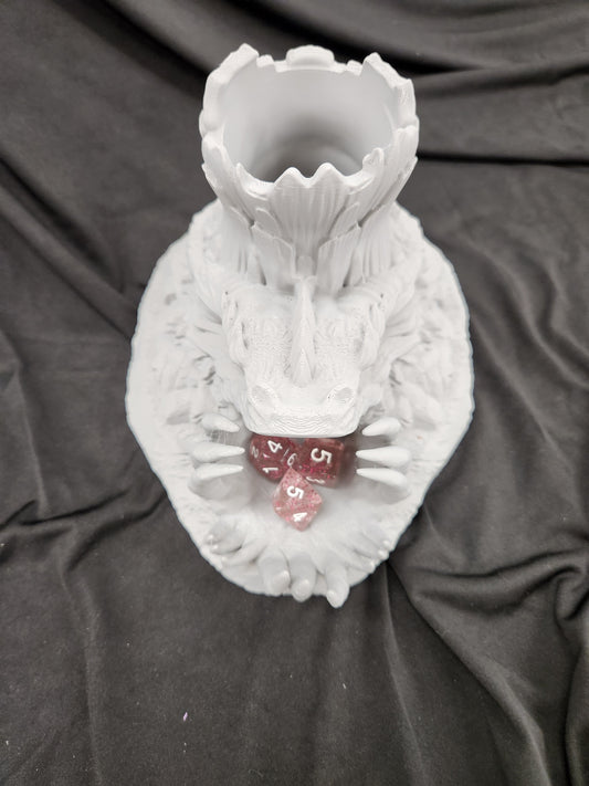 Dragon's Maw Dice Tower: Handcrafted 3D Printed Tabletop Accessory