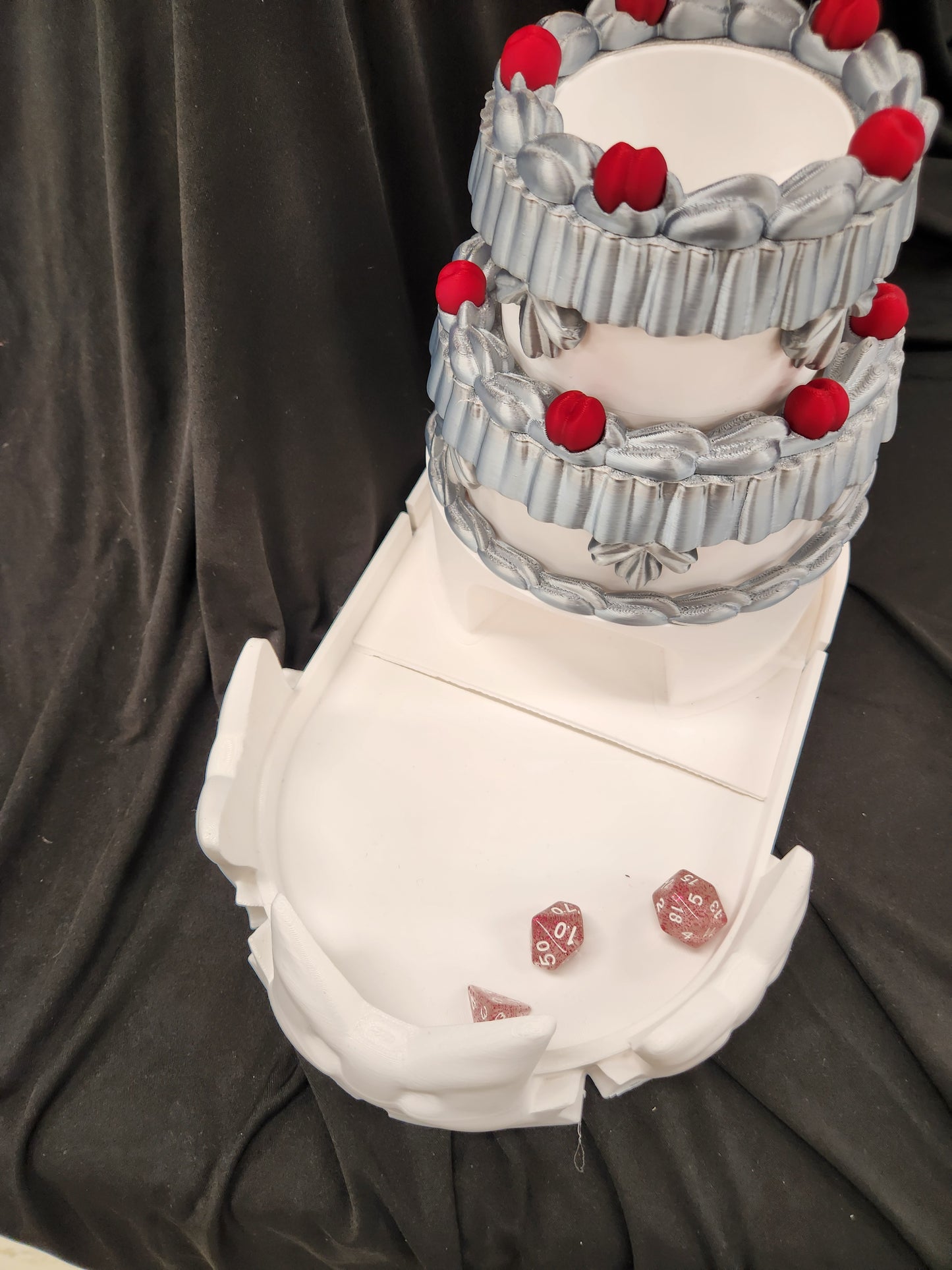 Fancy Cake Dice Tower