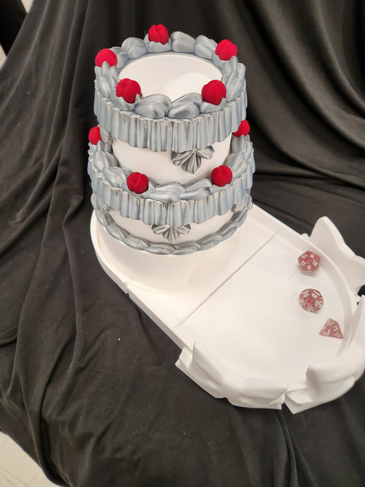 Fancy Cake Dice Tower