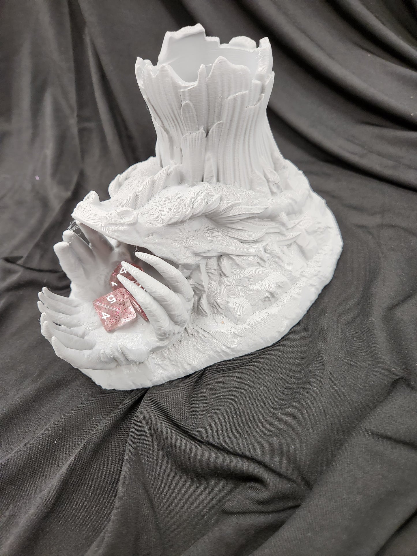 Dragon's Maw Dice Tower: Handcrafted 3D Printed Tabletop Accessory