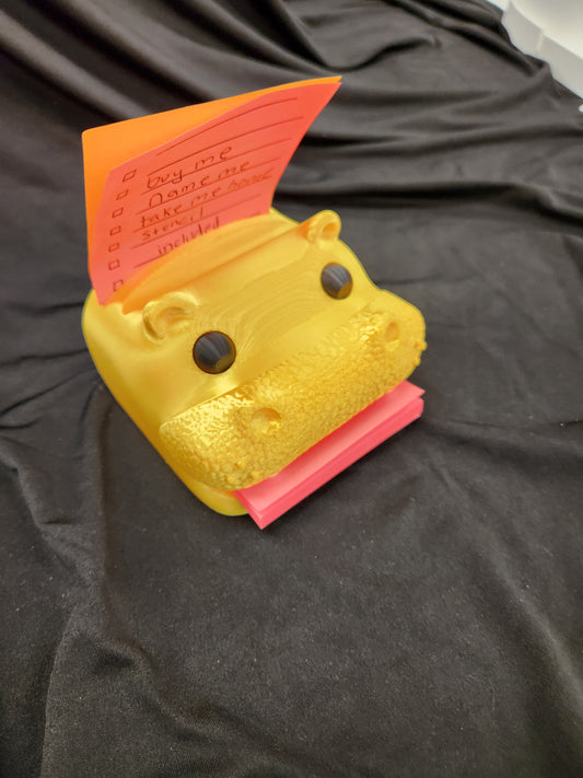 Hungry Hippo Sticky Note Holder & Stencil Set