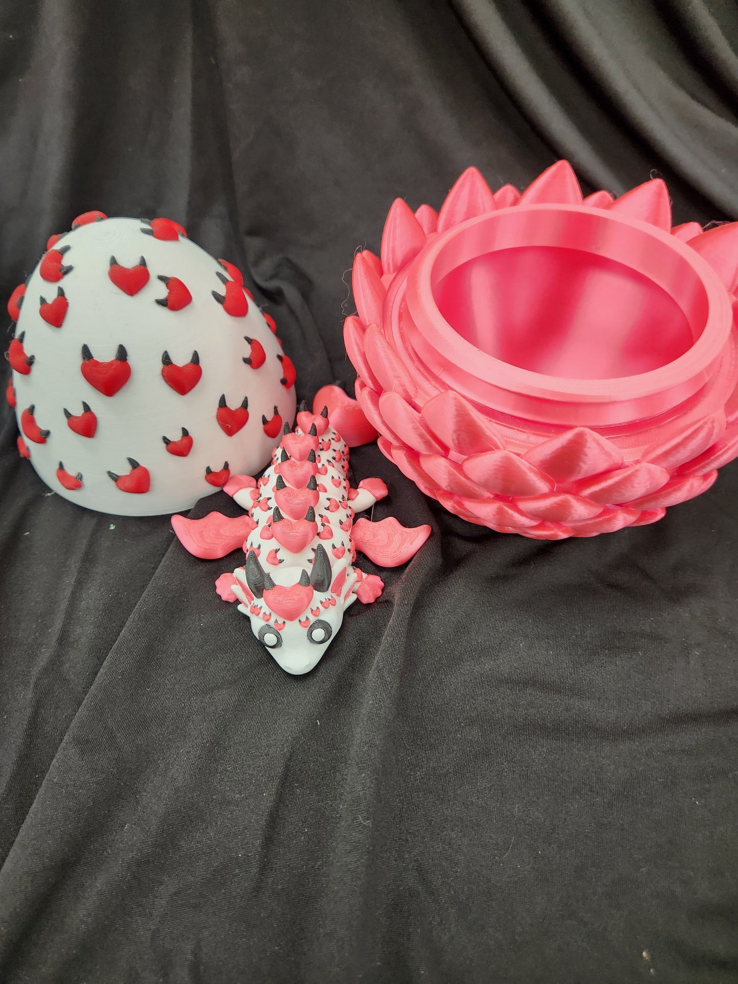Heart Devil Dragon Egg & Hatchling Set