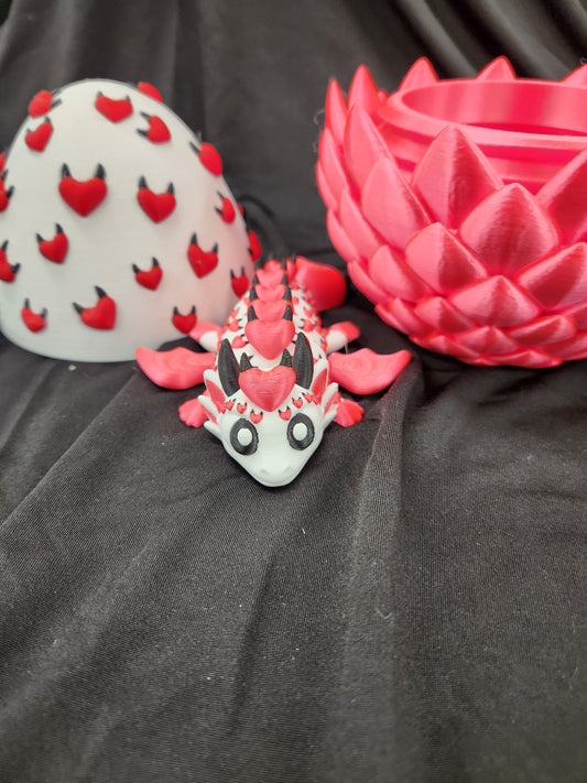 Heart Devil Dragon Egg & Hatchling Set