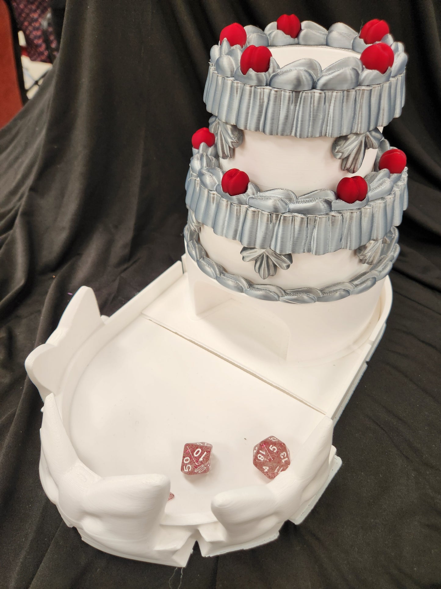 Fancy Cake Dice Tower