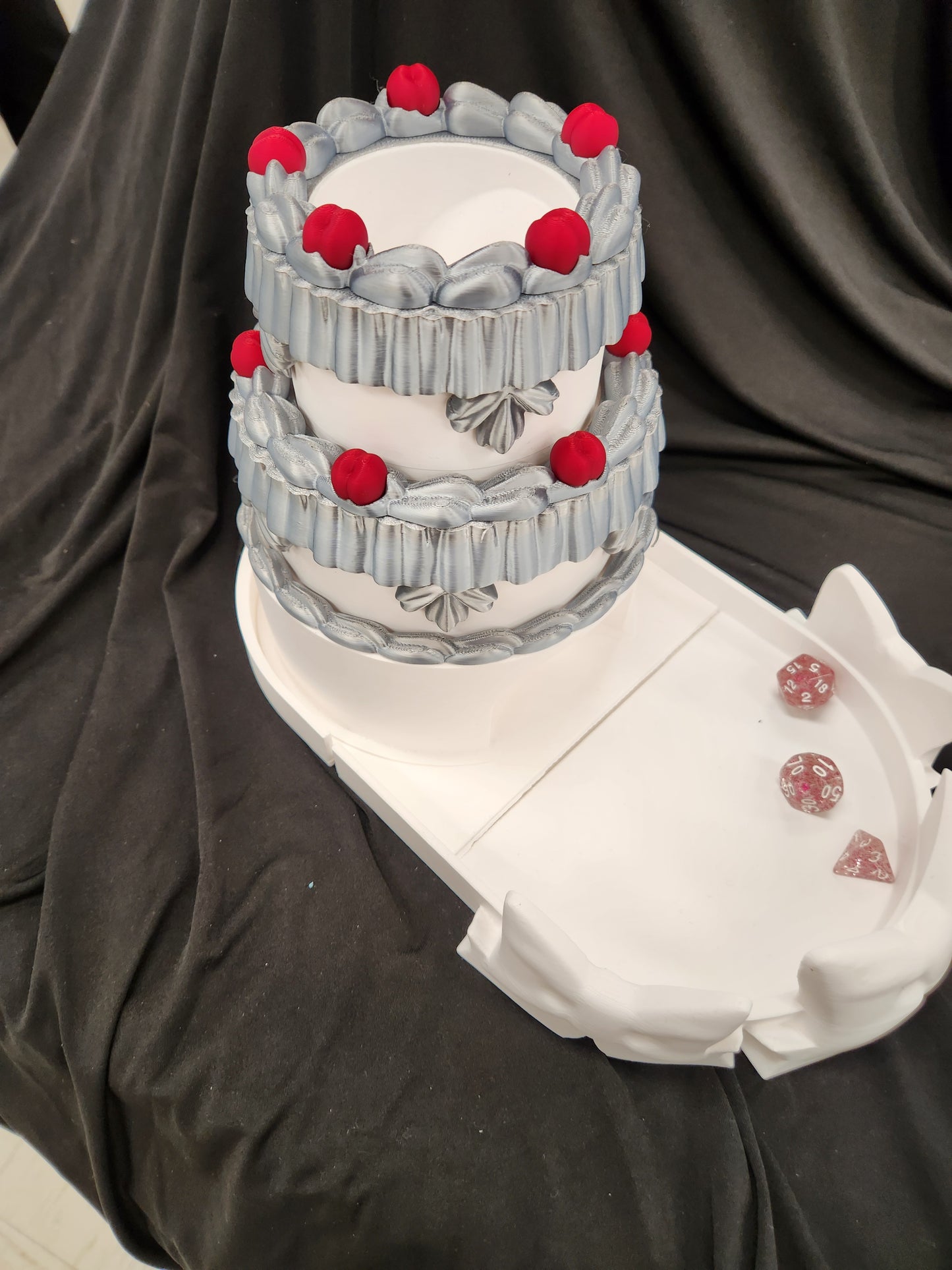 Fancy Cake Dice Tower